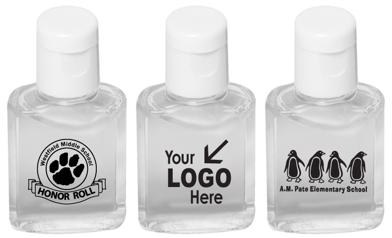 1.0 oz Compact Hand Sanitizer Antibacterial Gel in Flip-Top Squeeze Bottle